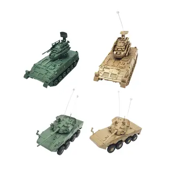 1/72 Rozsahu Obrnený Tank Model Puzzle Sledované Crawler Chariot Obrnených Vozidiel pre Chlapcov Zobrazenie Tabuľky Scény Zber drahocenná pamiatka