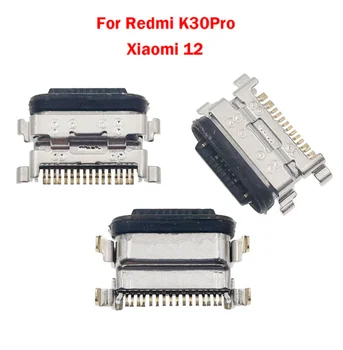 10-100KS Pre Xiao Redmi K30Pro / Xiao 12 Nabíjací Dock Konektor Port USB Nabíjací Konektor Jack