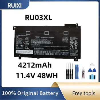 100% RUIXI Pôvodné RU03XL 11.4 V 48WH Notebook Batéria Pre ProBook x360 440 G1 ProBook x360 11 G3 HSTNN-IB8P HSTNN-LB8K L12717-171