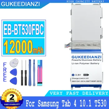 12000mAh GUKEEDIANZI Batéria EB-BT530FBC pre Samsung Galaxy Tab4 Karta 4 SM-T530 T533 T535 T531 T535 T537 Big Power Bateria