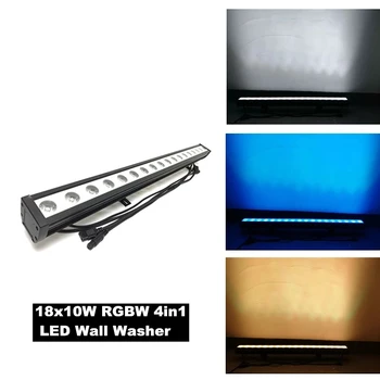 18x10W RGBWA UV 4in1 6in1 Wall Washer Svetlá Pre DJ, Disco Bar Svetlá Svadobné Fáze Vonkajšie Štádium Osvetlenie