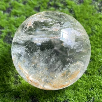 194g Prírodné Rainbow Crystal Ball Jasný Kremeň Oblasti Masáž Leštené Reiki Liečenie Nádherné Izba Dekor Z73