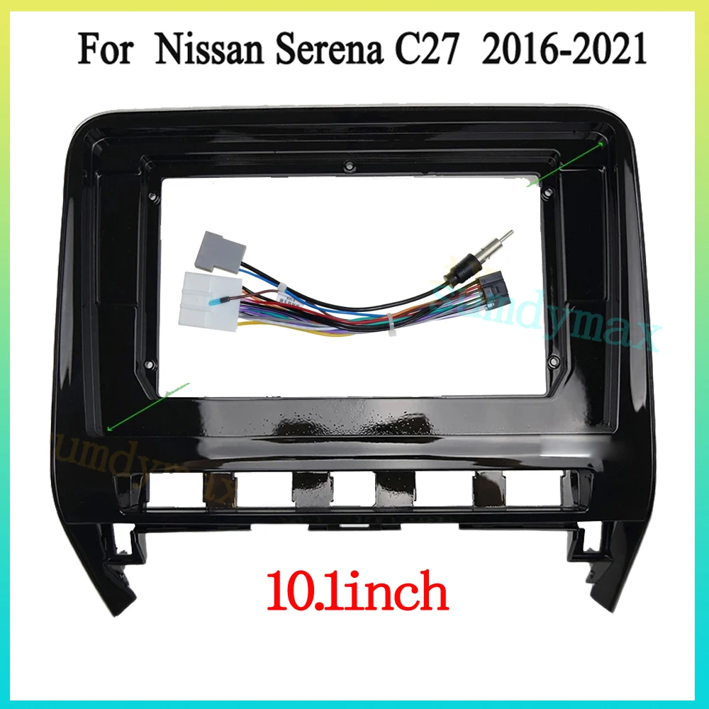 10.1 palcový Auto DVD Rádio Fascia s káblom pre Nissan Serena C27 2016-2022 Stereo Tabuli Obklopený Panel Montáž Rámu