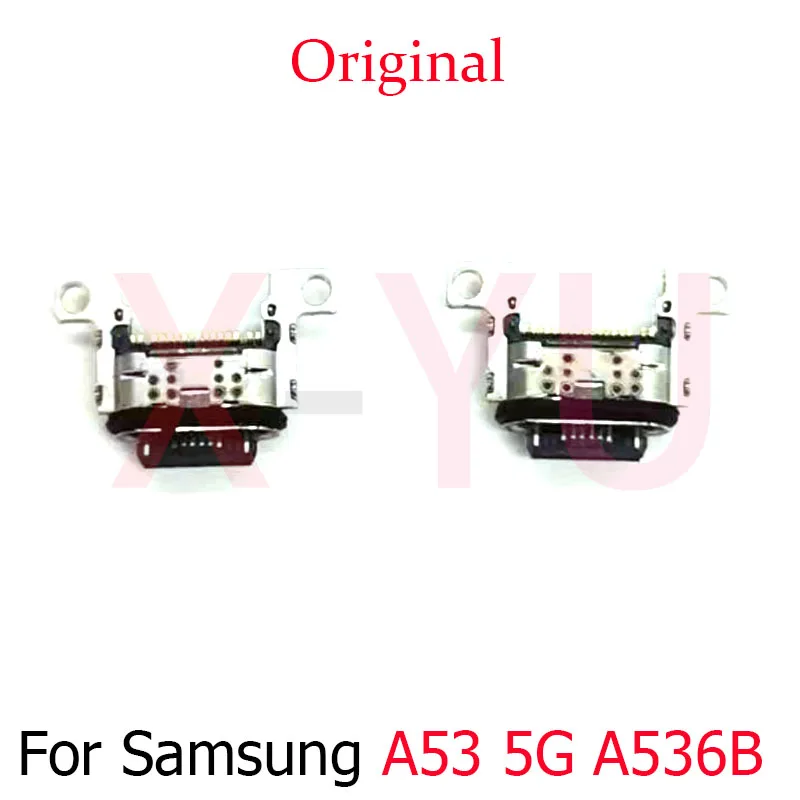100KS Pôvodný Pre Samsung Galaxy A53 5G A536B A536 Nabíjanie pomocou pripojenia USB Nabíjanie Port Dock Zásuvky