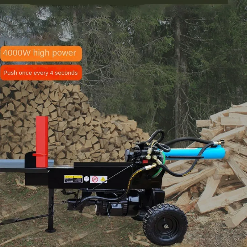 10TLarge rozsahu dreva splitter hydraulické elektrické horský ax výrub dreva, sekanie dreva, stroje na štiepanie dreva artefakt