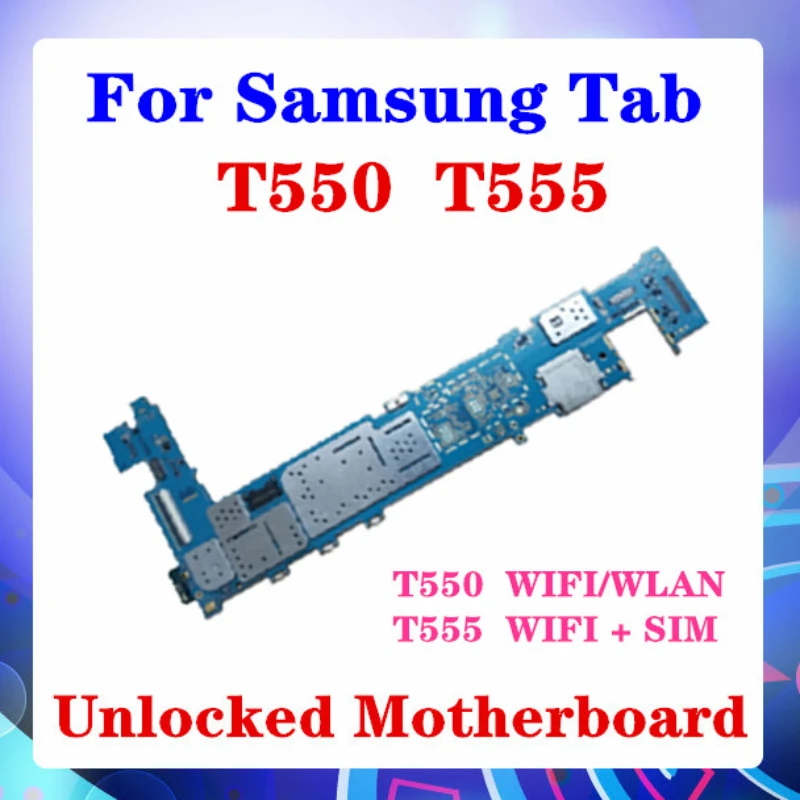 Pôvodný Pre Samsung Galaxy Tab 9,7 T550 T555 Doske Android Nainštalovať T550 WIFI/WLAN Verzia T555 WIFI + SIM Podporu MB
