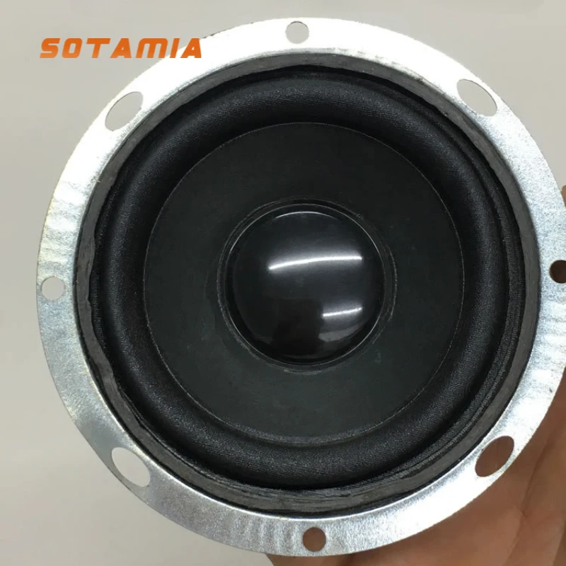 SOTAMIA 2 ks 3-Palcový Prenosný Audio Reproduktor 8 Ohm 10W celú Škálu Stredový Basy Zvuk Reproduktorov Zosilňovač pre Domáce Kino Reproduktor