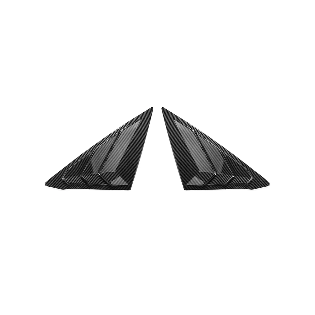 Zadné Bočné Okná Žalúzie Trojuholníkové Okno Sklo Žalúzie pre Sedan 11. 2022 2023 - ABS Uhlíkových Vlákien