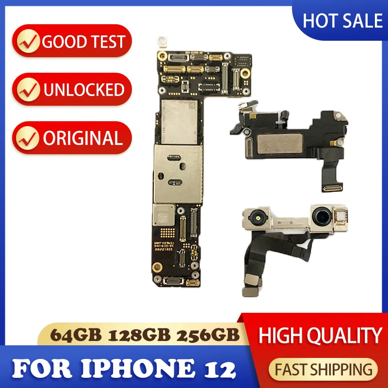 Čisté iCloud Pôvodné Logic Board Plnom Pracovnom Pre iPhone 12 Doske 4G LTE sieťach GSM 5G Sieťová Kamera Pracuje Perfektne