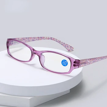 1PCS Retro Móda a Anti Modré Svetlo na Čítanie Okuliare Ženy Muži Ultralight Jasný Objektív Presbyopia Okuliare Dioptrie +1,0 až +4.0