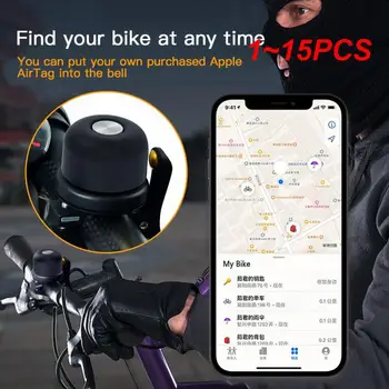 1~15PCS Bicykli Zvon pre AirTag Prípade Nepremokavé Bicykel Bicykel Zvon pre Apple Air Tag Proti Strate GPS Tracker Pod Bike Bell