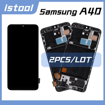 2 KS/VEĽA 100% Testované SK Incell Obrazovky Pre Samsung A40 A405 S Ráme Displeja LCD Dotykový Displej Digitalizátorom. Montáž Náhradné