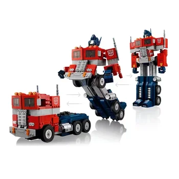 2023 Nové 1508pcs Optimus Prime Transformátory 10302 Model stavebným Technické Tehly Hračky Pre Chlapcov, pre Deti Darček k Narodeninám