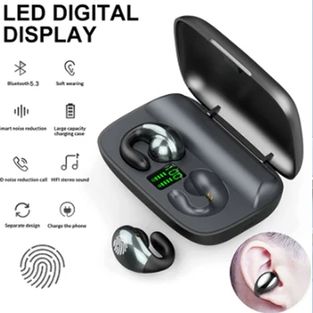 2023 NOVÉ Kostné Vedenie Bluetooth Headsety Otvorené uši Klip Bezdrôtové Slúchadlá pre Redmi 10X 5G/Poznámka 10 VIVO Y73 2021 V2059 OPPO