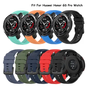 22 mm Silikónové Popruh pre Huawei Honor GS Pro Smart Hodinky Šport Watchband Zápästie Band Náramok Pre Česť Sledovať GS Pro