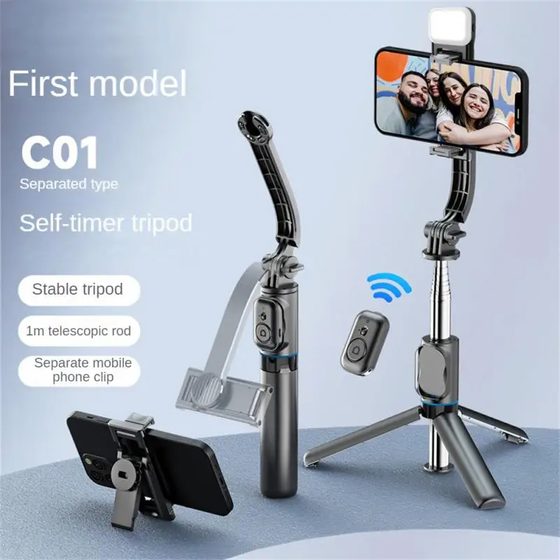 1~8PCS Selfie Stick Statív pomocou Bezdrôtového Diaľkového, Mini Rozšíriteľný 4 v 1 Selfie Stick - 360° Rotácia Telefón, Stojan, Držiak