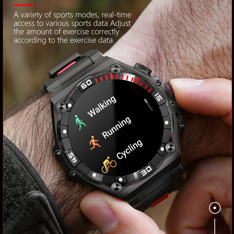 2023 Nové Bluetooth Hovor Smart Hodinky Mužov AMOLED 1.43 Palcový HD Displej, Šport Fitness Srdcovej frekvencie Hodinky 700 mAH Batéria Smartwatch