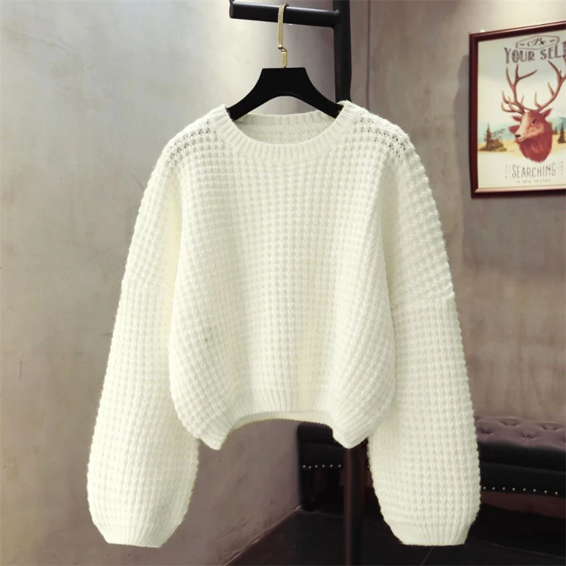 2023 Nové Jeseň Dámy Pulóver Knitwear kórejský Pohodlie Žien Sveter Kabát tvaru Dizajn Voľné Elegantné Módne Žena Topy 20