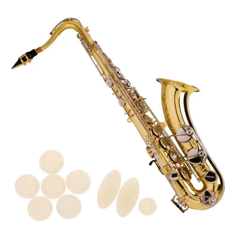 9 Ks Saxofón Spona Podložky Pracky Tlačidlo Nastaviť na Tlačidlo Sax Nástroj Su