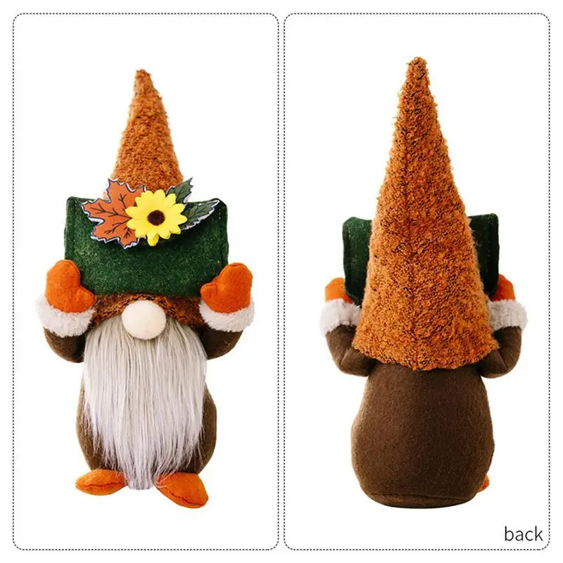 Deň Vďakyvzdania Gnome Rudolf Gnome Jeseň Dekorácie Doll Trpaslík Anonymný Slnečnice Plyšový Švédsky Trpaslíci Ozdoby Kolaudačné Párty