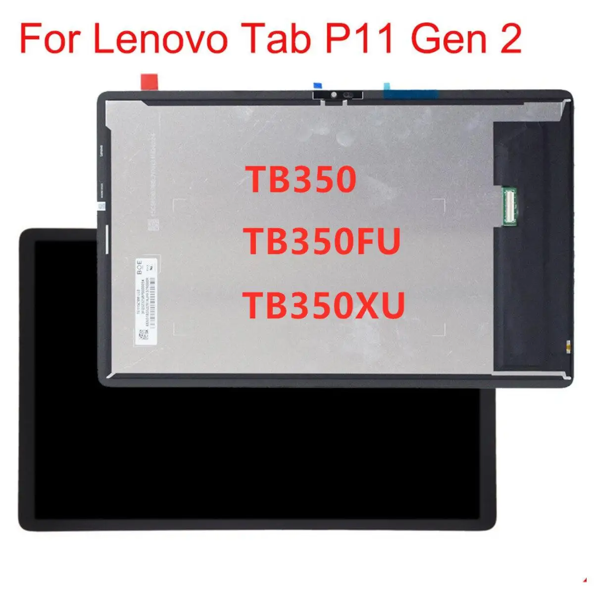 iParts Náhradné LCD Dotykový Displej pre Kartu Lenovo P11 Gen 2 2022 TB350FU TB350XU TB350 Čierne OEM Tablet Opravy Dielov