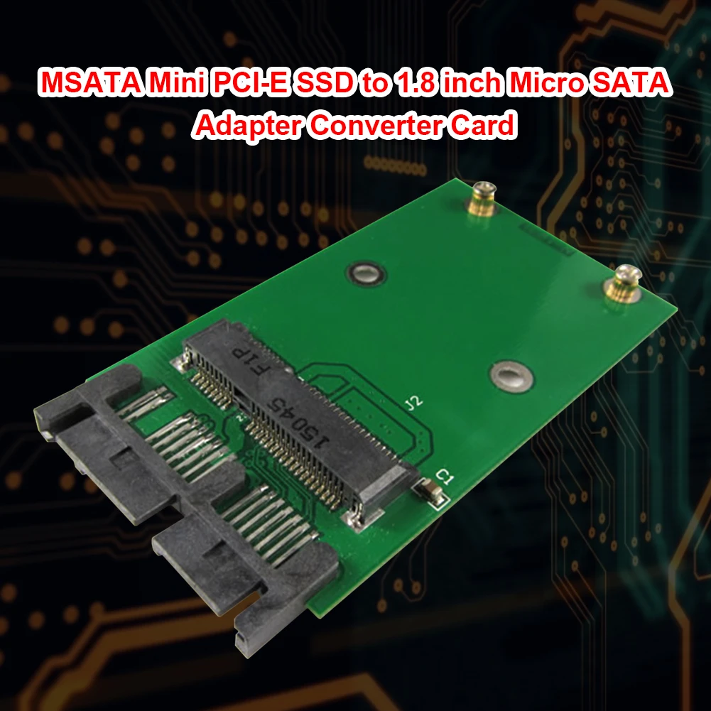 MSATA Mini PCI-E SSD 1,8 palcový Micro SATA Rozhranie Adaptér Converter Karty