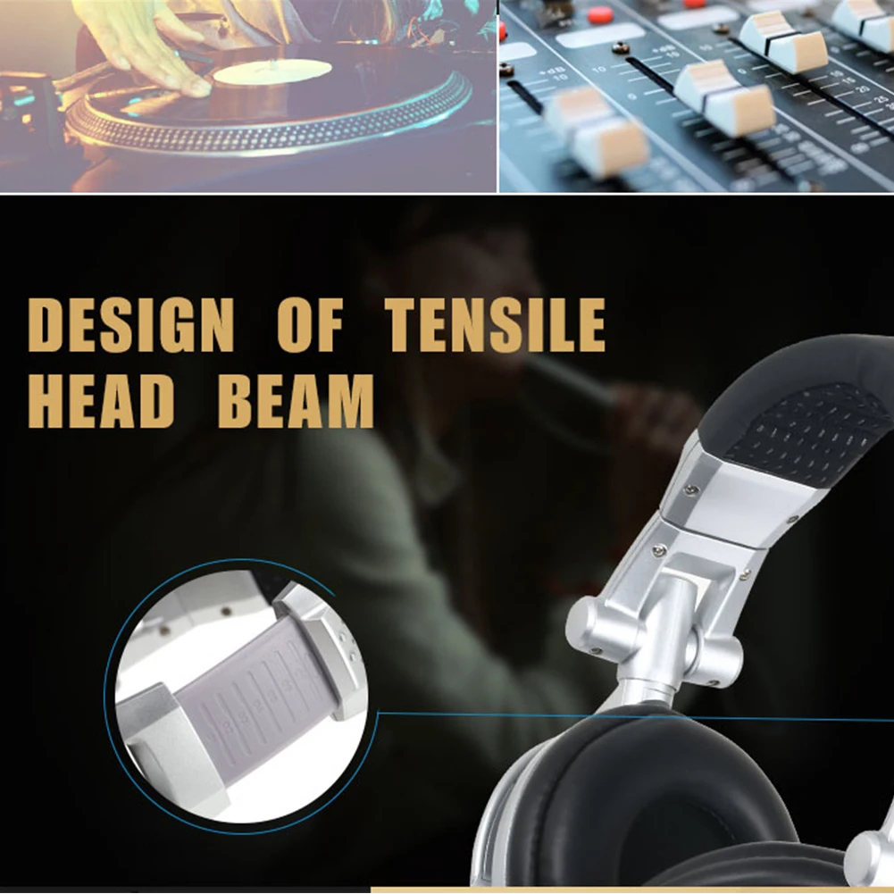 SENICC ST80 Káblové Slúchadlá pre DJ 2,5 m Profesionálne Stereo Studio Monitor pre Slúchadlá, 3.5 mm, 6,3 mm Jack DJ Slúchadlá Hráčsky Headset