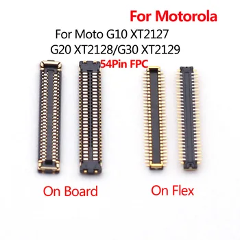 2ks Nové LCD Displej FPC Konektor na základnej Doske Flex Kábel Pre Motorola Moto G10 XT2127/G20 XT2128/G30 XT2129 54Pin