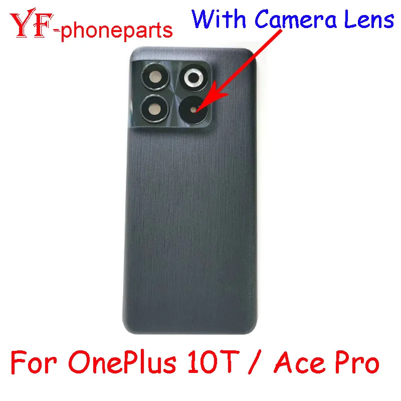 AAAA Kvality Pre OnePlus 10 TON CPH2415 CPH2413 / Ace Pro PGP110 Späť Kryt Batérie S Objektív Fotoaparátu Bývanie Prípade Opravy Dielov