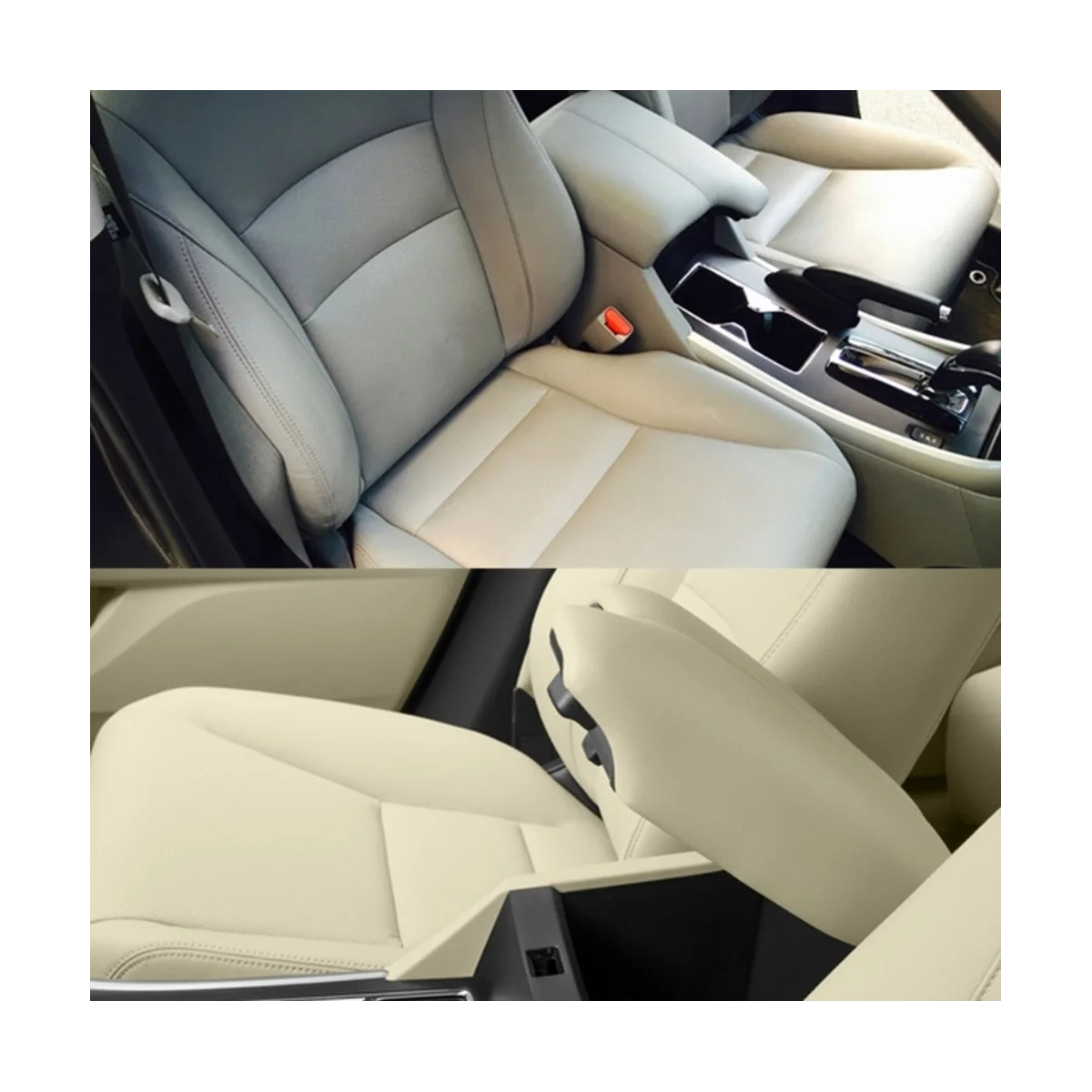 Béžová Auto Úložný Box Panel Kryt lakťovej opierky Okno Panel pre Honda Accord Roky 2013-2017 stredovej Konzoly Dekorácie