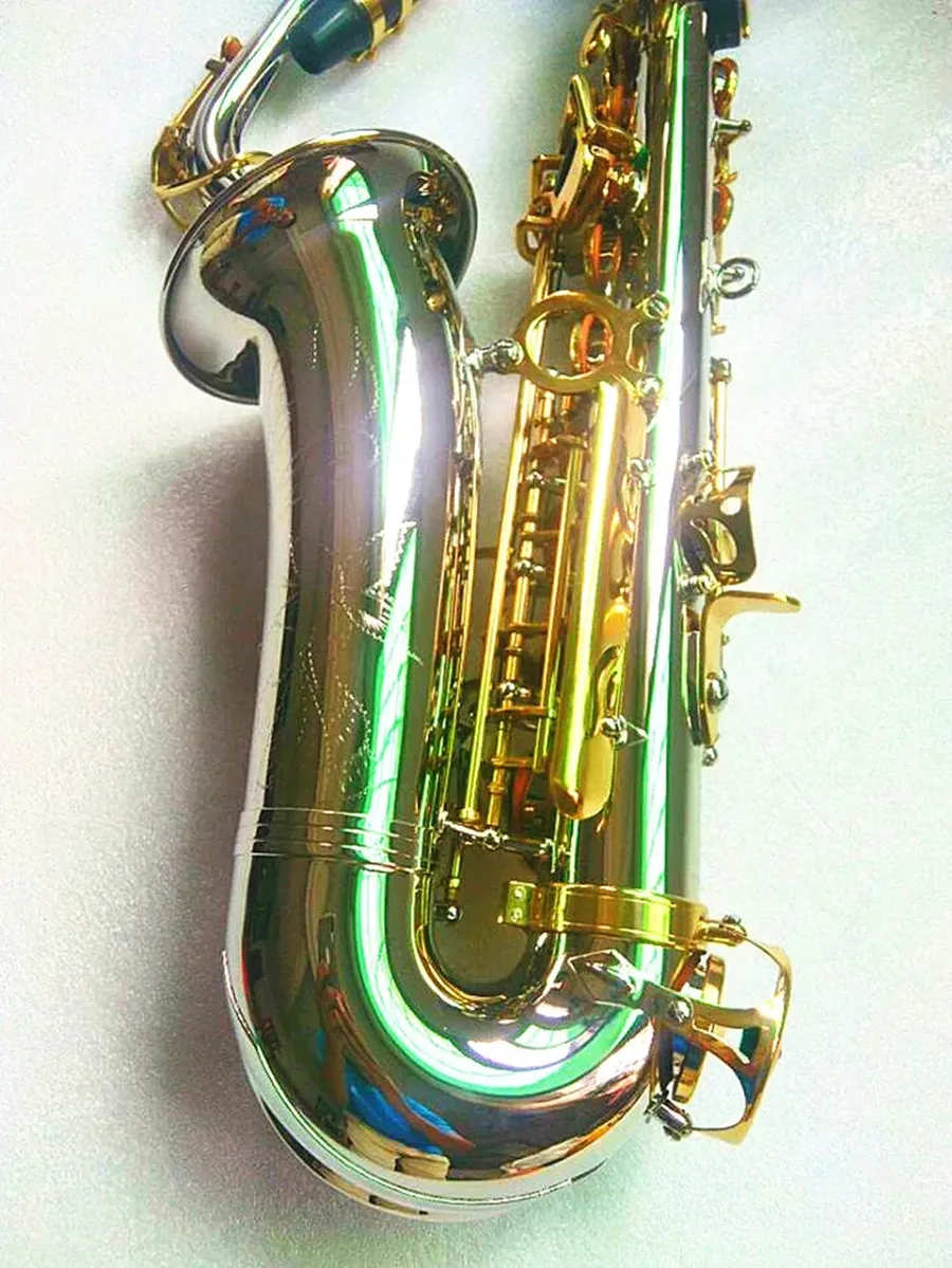 Nové Alto Saxofón Jupiter JAS1100SG Mosadz poniklovaná Telo Gold Key E-Ploché Hudobné Nástroje, Sax S puzdrom