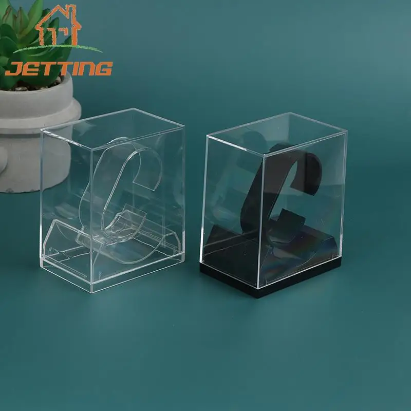 Plastové Hodinky Zobrazenie Skladovanie Držiteľa Transparentné Prípade Smart Hodinky Ochranné Pole