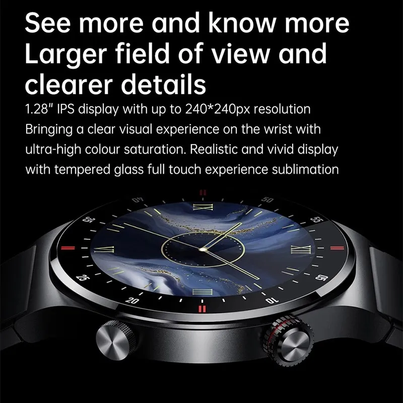pre Samsung Galaxy A34 Xiao 11 12 Smart Hodinky Mužov Android 2023 Bluetooth Hovor Smartwatch Krvného Tlaku, Tepovej frekvencie, Fitness Mužov
