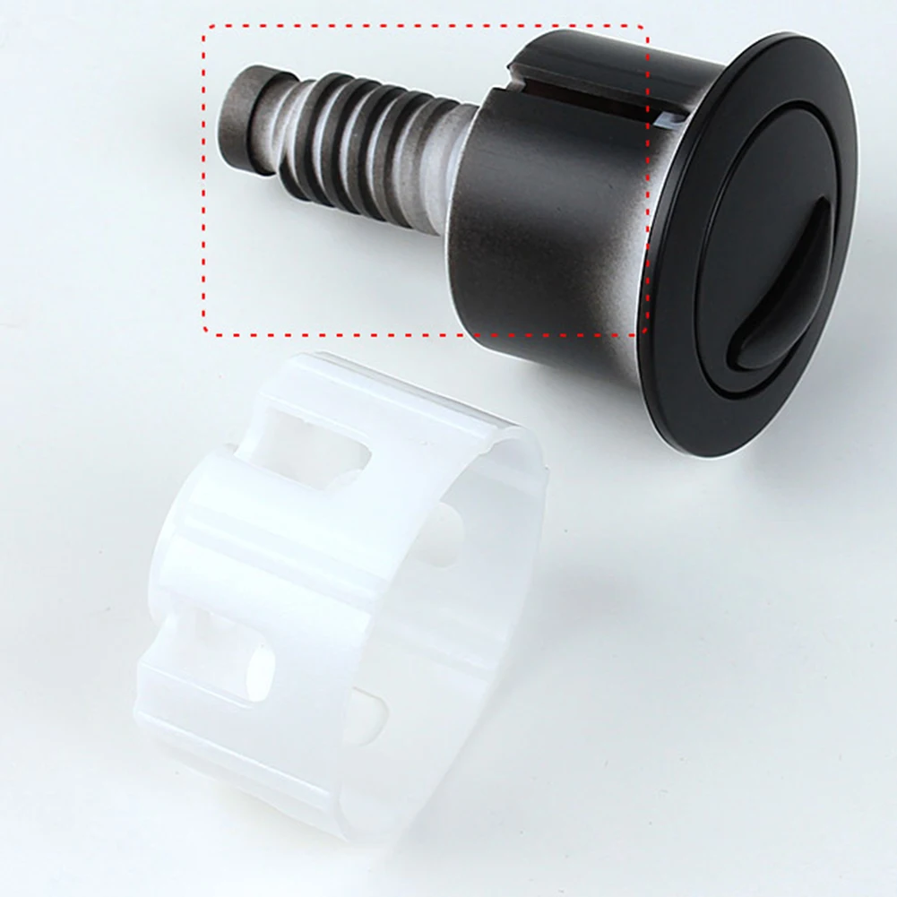 Prepnite Tlačidlo 38-49 mm, ABS Príslušenstvo Black Bthroom Wc Kryt Dual Flush, domácich kutilov Vysokej Kvality