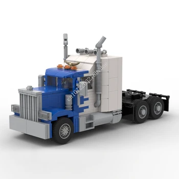 407PCS MOC Rýchlosť Majstrov NÁS Semi Truck revidovaný Model Stavebné Bloky Technológie Tehly Tvorivé Montáž Deti Hračka Prázdninový Darček
