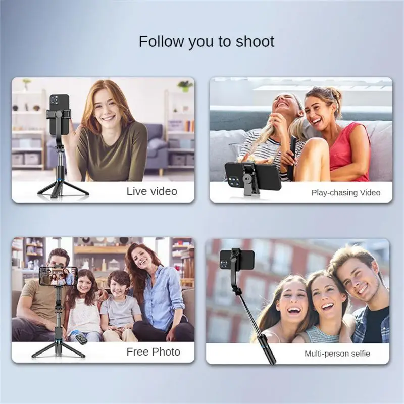 1~8PCS Selfie Stick Statív pomocou Bezdrôtového Diaľkového, Mini Rozšíriteľný 4 v 1 Selfie Stick - 360° Rotácia Telefón, Stojan, Držiak