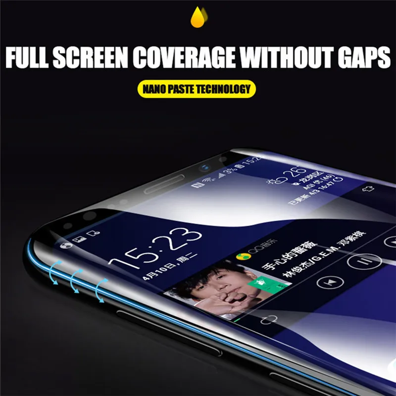 500D Screen Protector Hydrogel Fólia Pre Samsung S9 S8 Plus Poznámka 8 9 S10e s rezacím zariadením S10 Ochranná Fólia Pre S7 OKRAJI S7 Film Nie Sklo