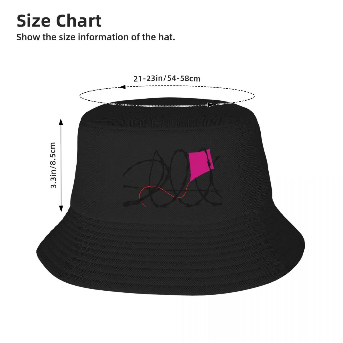 Nové Ružové kite za mrežami Vedierko Hat legrační klobúk Anime Rybárske Čiapky Bobble Klobúk Čiapky Pre Mužov, Žien