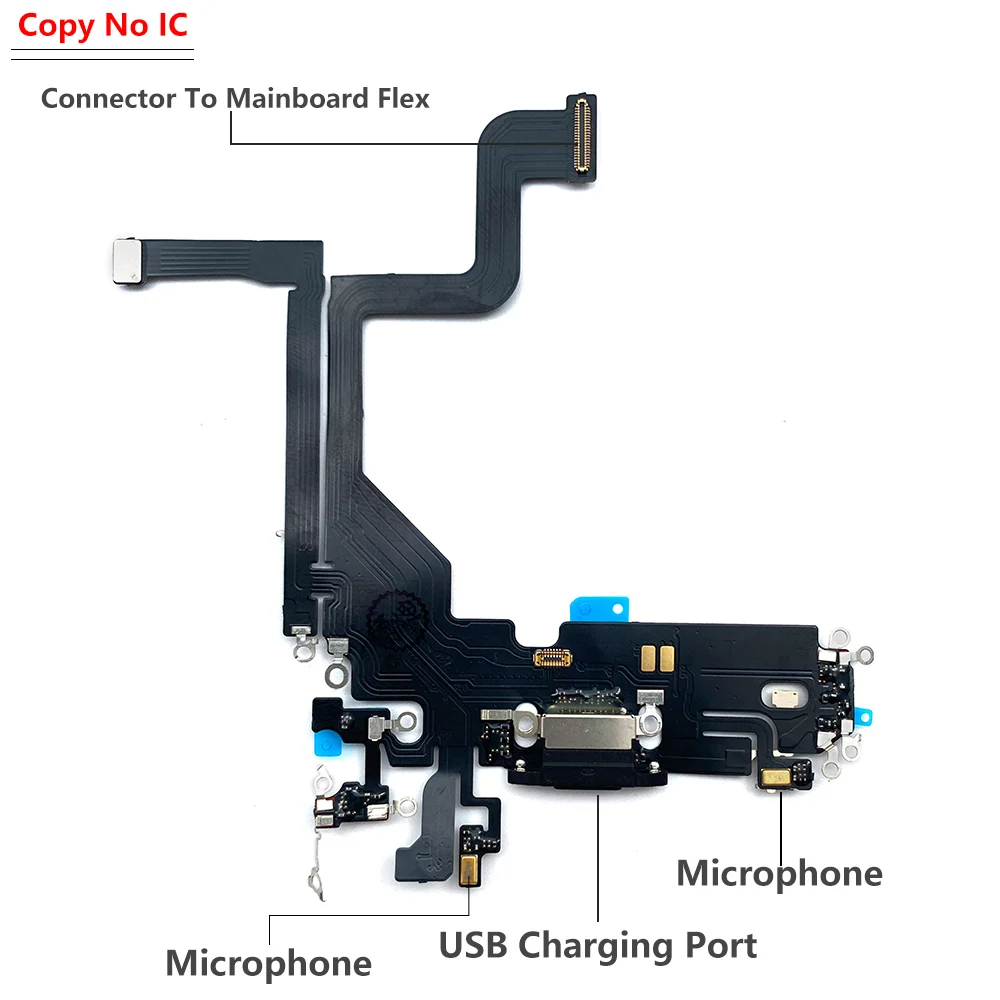 NOVÝ USB Nabíjací Port Zásuvka Rady Dock Flex Kábel Pre iPhone 13 / 13 Pro Telefón Časti S Mikrofón A Slúchadlá Audio Jack