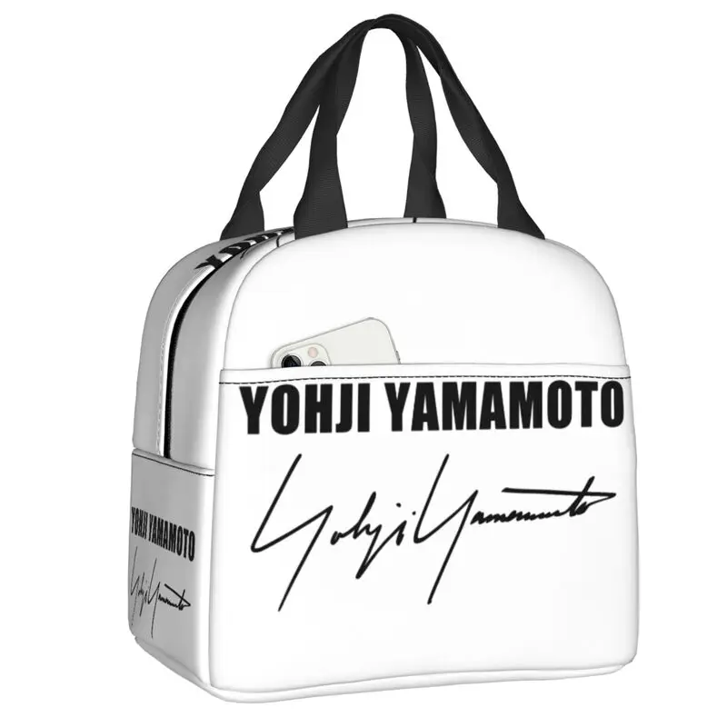 Yohji Yamamoto Lunch Box Ženy Nepresakuje Tepelnej Chladnejšie Potravín Izolované Obed Taška Úrad Práce Resuable Piknik Tote Tašky