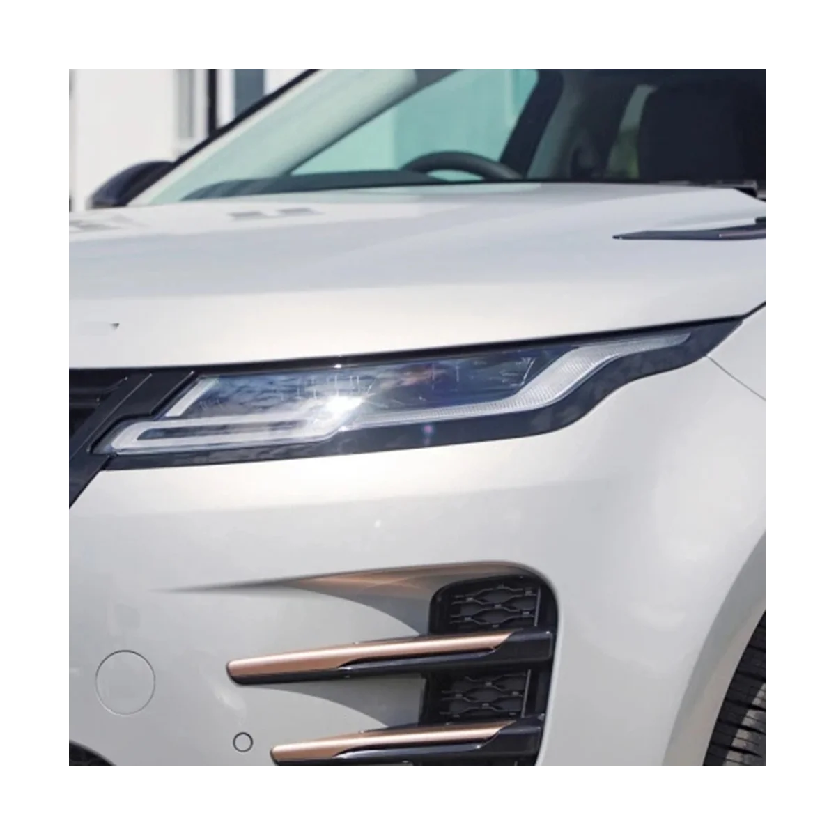 Ľavý Kryt Svetlometu Bývanie pre Land Rover Range Rover Evoque 2020-2022 Nahradiť Vedúci Svetlo Sklo Objektívu Tienidlo Shell