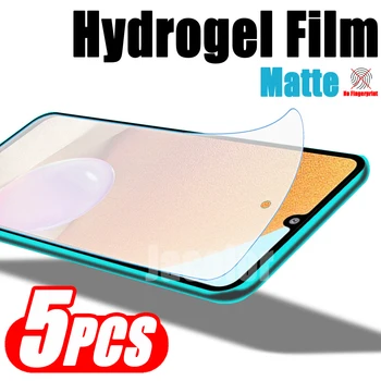 5 ks Matný Hydrogel Fólia Pre Samsung Galaxy A72 A52 A52s A42 A22 A32 A22s A12 A02s 4G 5G 72 52 52s 12 32 5 G Screen Protector