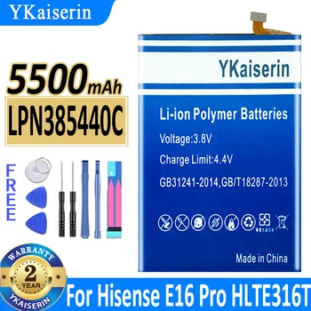 5500mAh YKaiserin Batérie LPN385440C pre Hisense E16 Pro E16Pro HLTE316T Mobilného Telefónu, Batérie