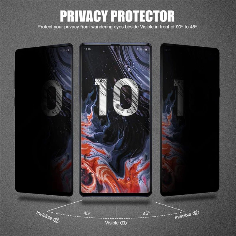 Anti-Spy ochrany Osobných údajov Tvrdeného Skla Pre Honor70 80 90 Screen Protector Pre Česť V30 X40 50 60 70 PRO X30 MAX Anti-Peep Sklo Film