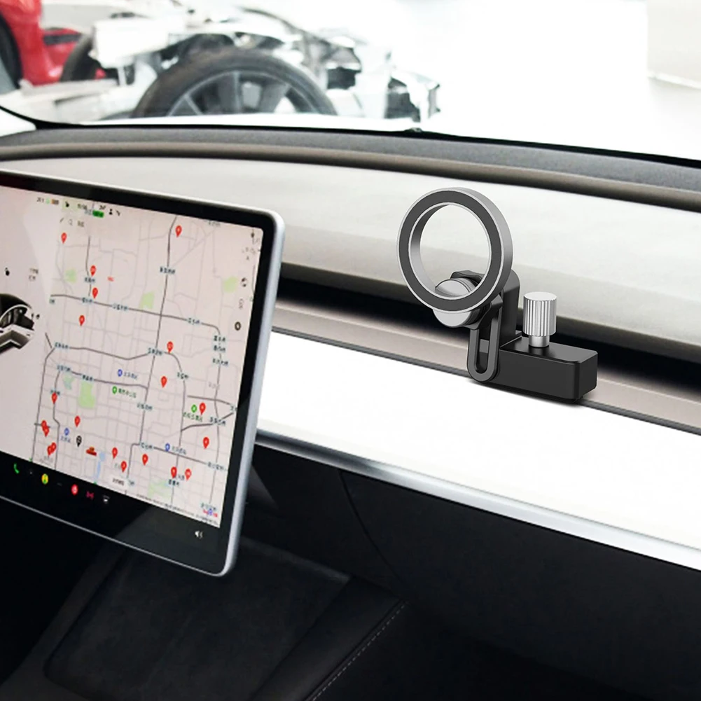 Magnetické Auto Držiaka Telefónu Air Vent Telefón Pripojí Mobil s GPS, 360° Rotácia Jednoduchý Držiak Pre Tesla Model 3 Y Interiéru Acce