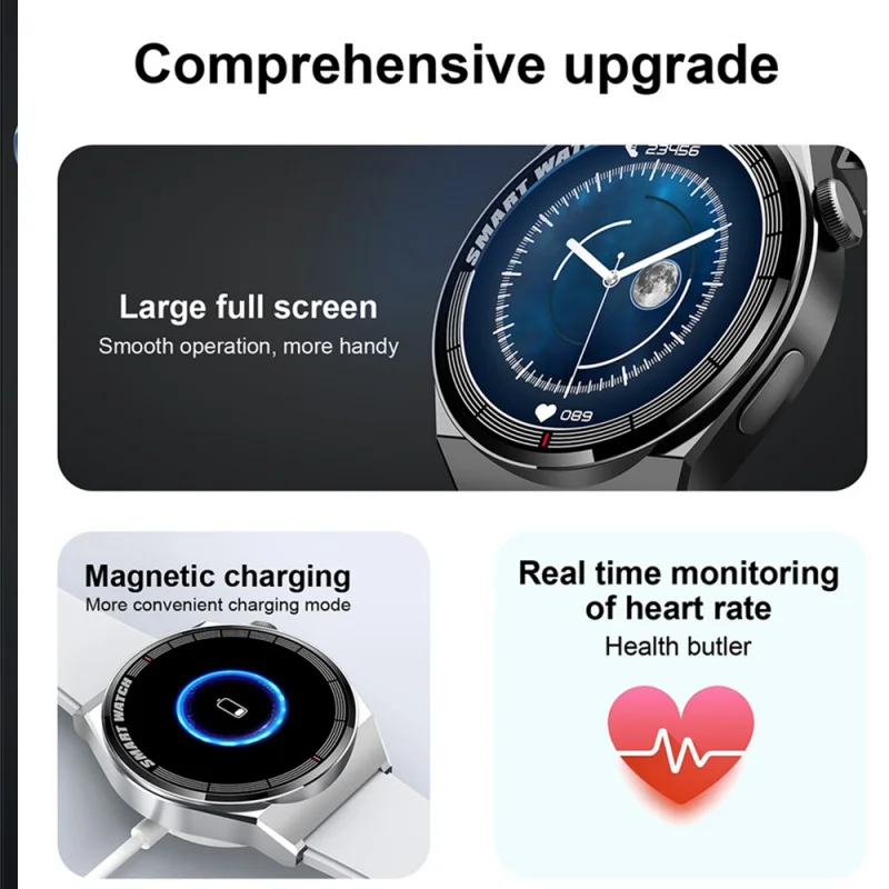 Nové Adison HW30 Smart Hodinky Bluetooth Hovor Mužov Smartwatch EKG PP plne Dotykový Displej Športové Fitness Náramok pre Android IOS Hodinky