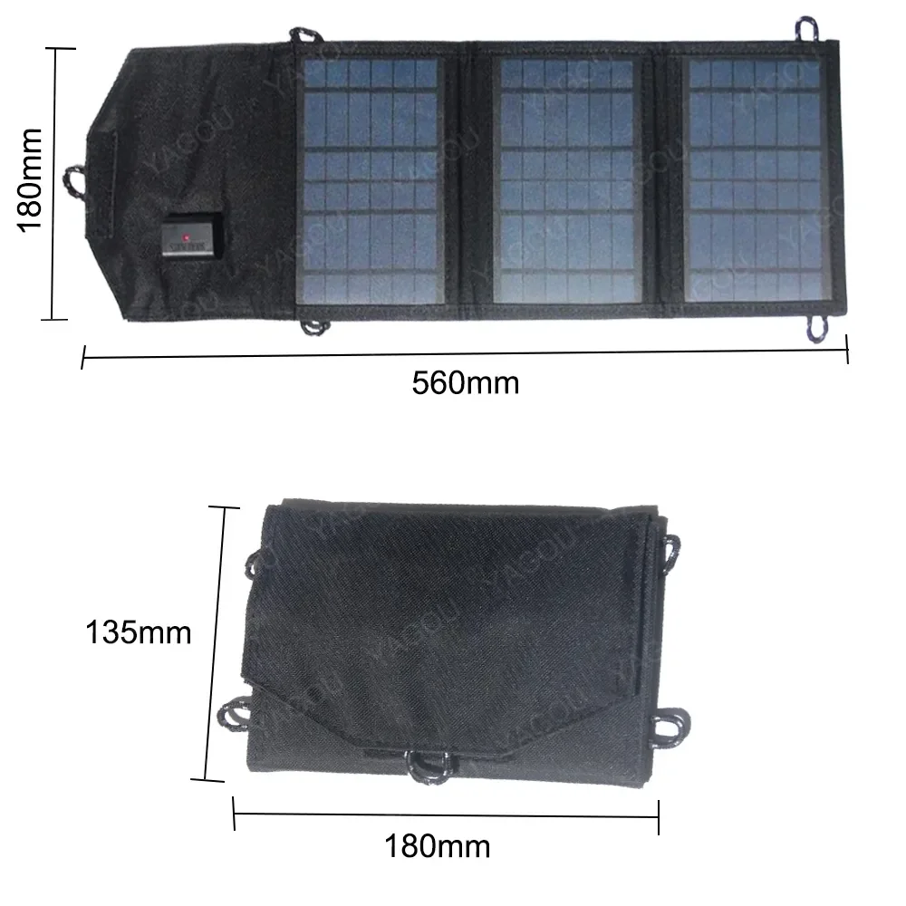 Skladací Solárny Panel, Nabíjačky, 120W Plus Veľkosť Solárneho Doska 5V USB Bezpečné Nabíjať mobilné Solárna Nabíjačka Telefónu pre Domáce Outdoor Camping
