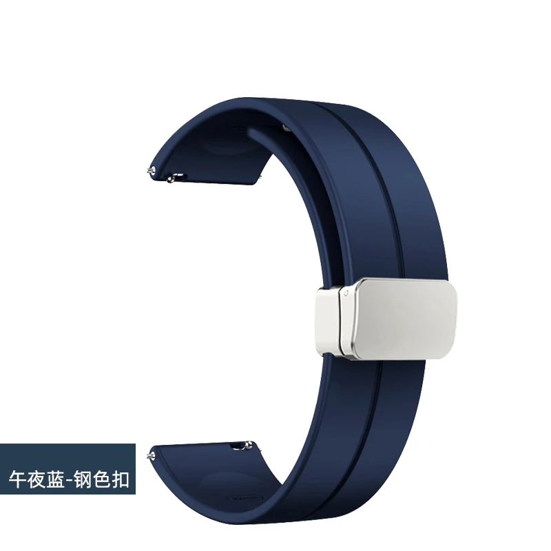 Vhodné pre Huawei smartwatch GT3 sledovať GT2 silikónové magnetické skladacie pracky popruhu Watch3 4Pro športové inteligentný náramok 20 22 mm