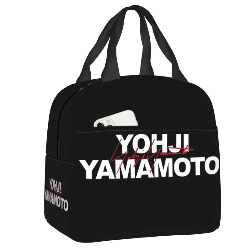 Yohji Yamamoto Lunch Box Ženy Nepresakuje Tepelnej Chladnejšie Potravín Izolované Obed Taška Úrad Práce Resuable Piknik Tote Tašky