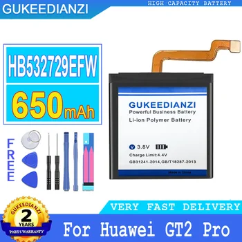 650mAh GUKEEDIANZI Náhradné Batérie HB532729EFW pre Huawei GT2 Pro GT2Pro Batérie Big Power Bateria